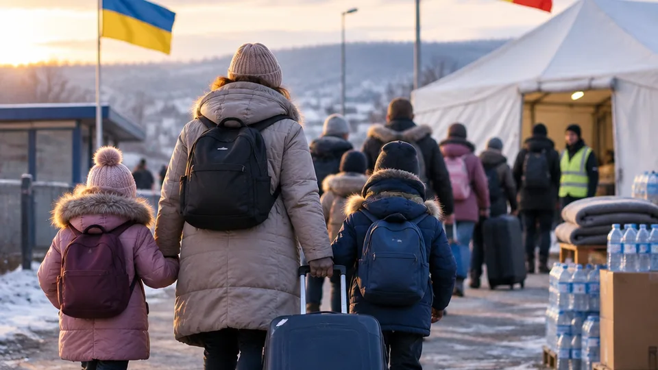 Тематична ШІ-ілюстрація до матеріалу «Молдова готова прийняти новий потік біженців з України цієї зими — Санду».