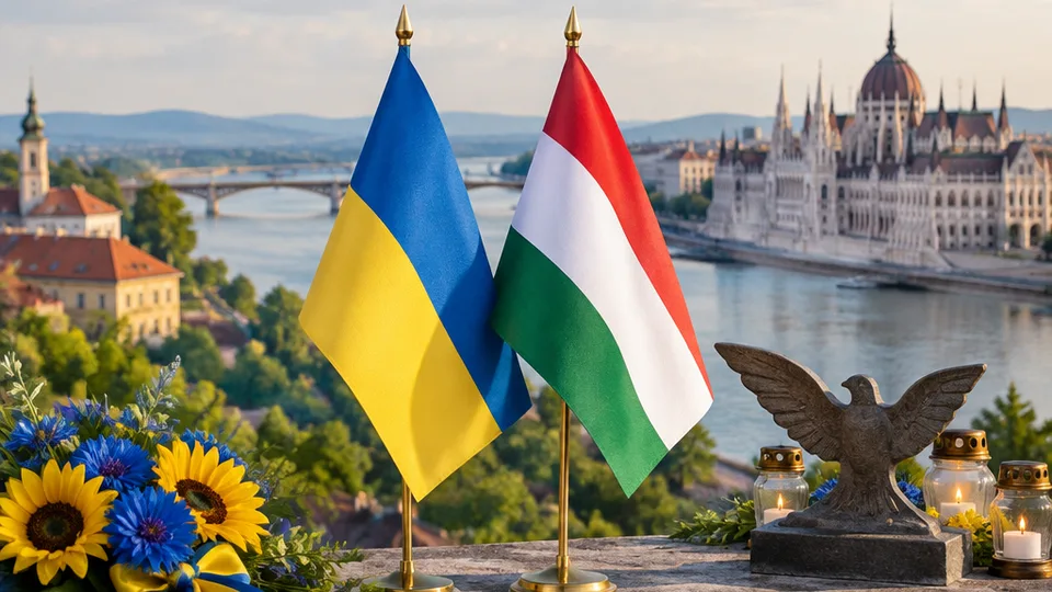 Тематична ШІ-ілюстрація до матеріалу «Мер Будапешта відвідав Ужгород та запевнив у довготривалій підтримці України».