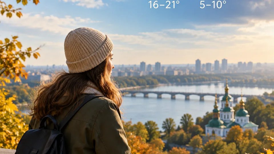 Тематична ШІ-ілюстрація до матеріалу «В понеділок в Україні здебільшого без опадів, повітря прогріється до +21°».